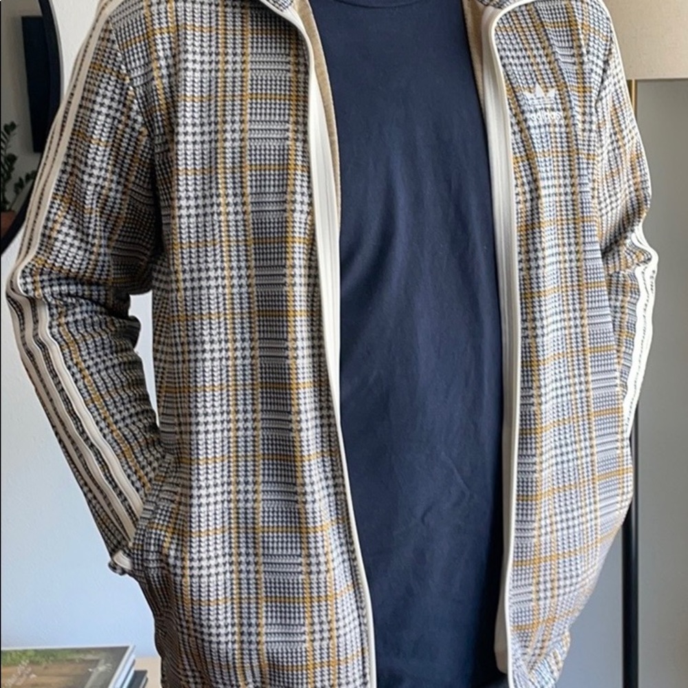 Adidas Tartan Track Jacket - MENS SIZE MED